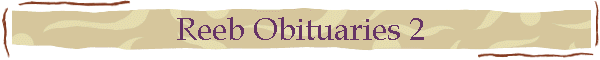 Reeb Obituaries 2