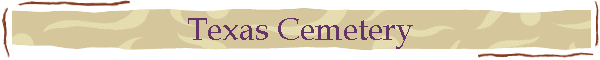 Texas Cemetery