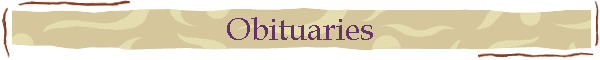 Obituaries
