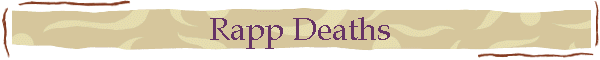 Rapp Deaths