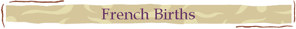 French Births
