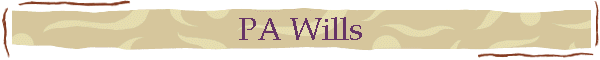 PA Wills