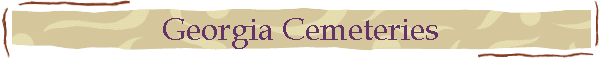 Georgia Cemeteries